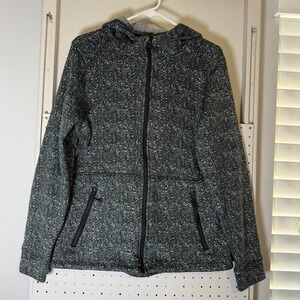 Iceburg Full Zip‎ Hoodie Women's Size Large Black Pockets Sports Outdoor